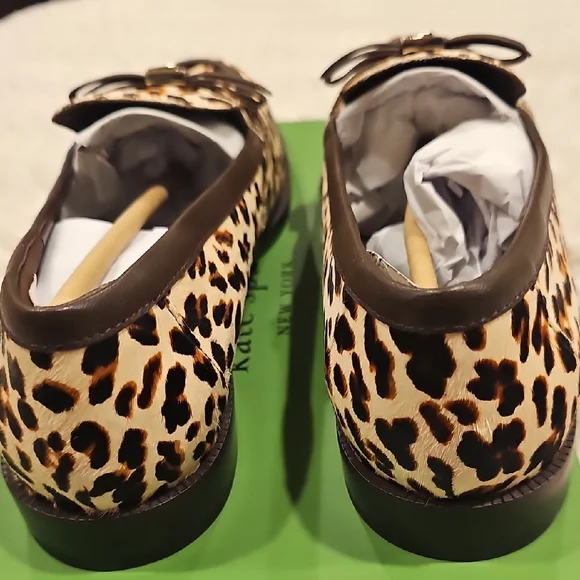Kate Spade Animal Print Loafers with Bow - Picture 6 of 10
